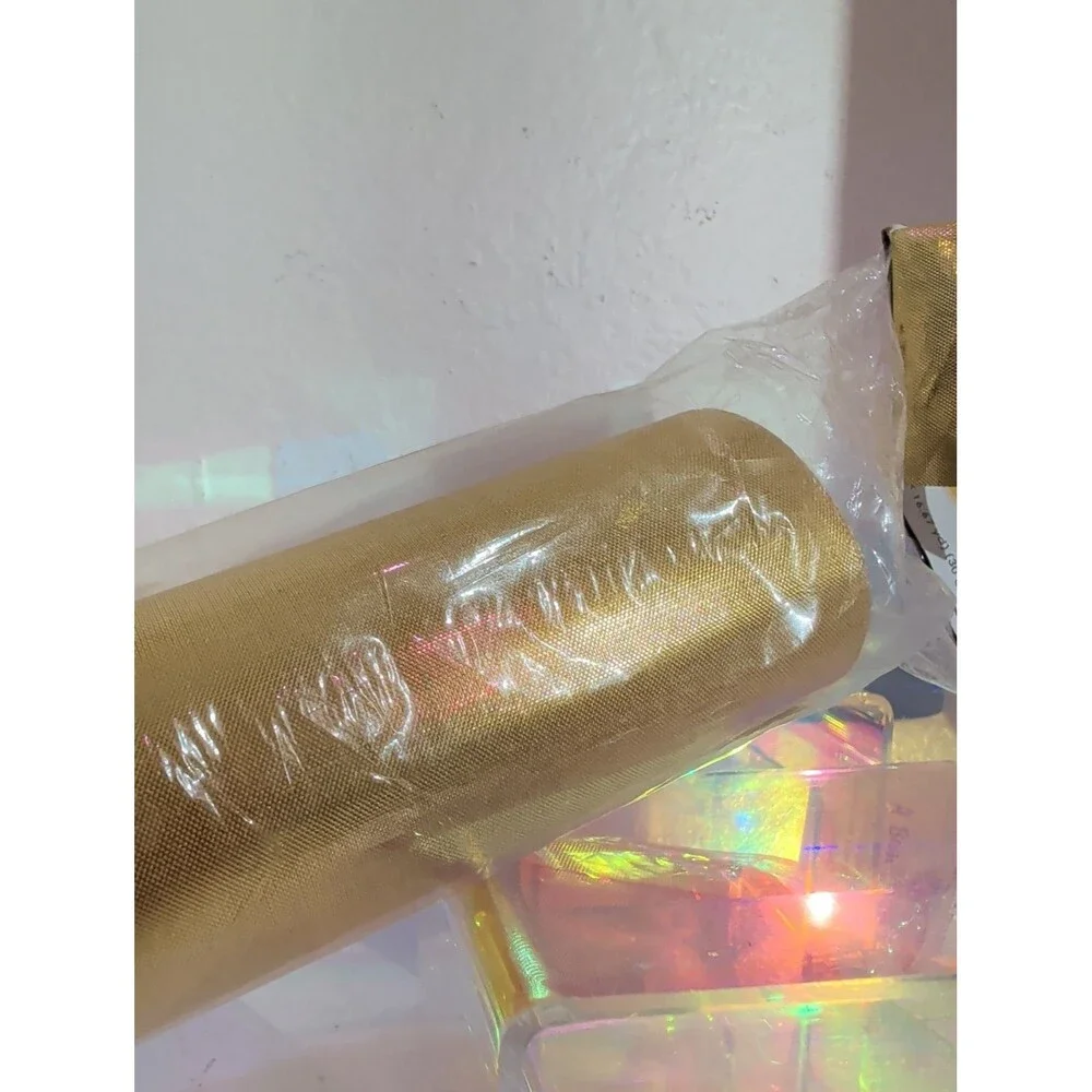 Gold Lame' Table Runner 50-foot Roll 12